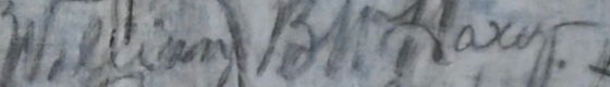 Graffiti associated with William Hoxie